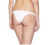 Vitamin A Women's 239823 Carmen Ribbed White Bikini Bottoms Swimwear Size L