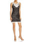 Фото #2 товара Платье-чехол Карен Кейн с кружевными вставками черно-кремовое