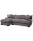 Фото #9 товара Rhyder 2-Pc. Fabric Sectional Sofa with Chaise, Created for Macy's