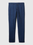 Фото #4 товара Linen-Cotton Trousers in Slim Fit