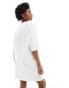 Dickies mapleton t-shirt dress in white