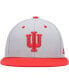Men's Gray Indiana Hoosiers On-Field Baseball Fitted Hat