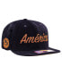 Фото #2 товара Men's Navy Club America Plush Snapback Hat
