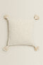 Фото #1 товара Чехол для подушки с кисточками ZARA Tassel
