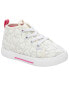 Фото #2 товара Toddler Heart Print Recycled High-Top Sneakers 4