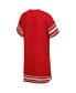 ფოტო #4 პროდუქტის Women's Red Georgia Bulldogs Cascade T-shirt Dress