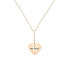 Steel necklace with heart pendant TH2780289