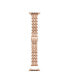 ფოტო #8 პროდუქტის Women's Rose Gold-Tone Stainless Steel Band for Apple Watch, 42,44,45,49mm