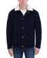 ფოტო #1 პროდუქტის Men's Corduroy Chore Jacket with Sherpa Collar