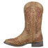 Фото #3 товара Roper Riley Scroll Embroidered Snip Toe Cowboy Womens Beige Casual Boots 09-021