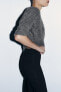 Alpaca blend asymmetric knit bolero jumper cape