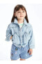 Фото #3 товара Джинсовая куртка для девочек LCW baby Uzun Kollu