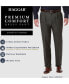 ფოტო #14 პროდუქტის Men's Premium Comfort Stretch Classic-Fit Solid Pleated Dress Pants