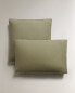 Фото #1 товара Linen pillowcase with piping
