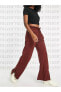 Everyday Modern Sweatpants in Burgundy Red Pamuklu Yüksek Bel Eşofman Altı