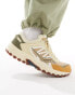 Saucony Grid Peak trainers in tan and chino green