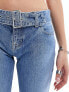 Фото #5 товара Tommy Jeans Sophie low waisted belted jeans in mid wash