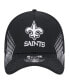 Фото #3 товара Men's Black New Orleans Saints Active 39thirty Flex Hat