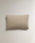 Фото #3 товара Plain linen cushion cover