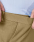 Фото #4 товара Men's Premium Comfort Stretch Classic-Fit Solid Flat Front Dress Pants