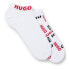 Фото #1 товара HUGO As Logoallover Cc 10249362 socks 2 pairs
