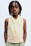 Фото #3 товара True neutrals plain linen neckerchief