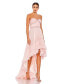 ფოტო #1 პროდუქტის Women's Beaded Ruffle High Low Gown