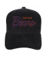 Youth Boys Black Chicago Bears Times Up Precurved Trucker Adjustable Hat