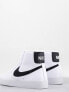 Nike Blazer Mid '77 VNTG trainers in white/black