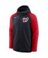 ფოტო #3 პროდუქტის Men's Navy, Red Washington Nationals Authentic Collection Full-Zip Hoodie Performance Jacket