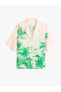 Фото #42 товара Пижама Koton Tropical Printed Button-Down Shortsleeve