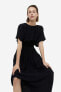 Фото #2 товара Платье H&M со смесью шелка и завязкой в талии