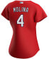 Фото #2 товара Блузка Nike женская Yadier Molina красная Альтернативная реплика игровой майки St. Louis Cardinals