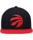 Men's Black, Red Toronto Raptors Team Two-Tone 2.0 Snapback Hat