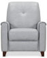 Фото #5 товара Ashlinn 34" Pastel Leather Pushback Recliner, Created for Macy's