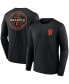Фото #1 товара Men's Black San Francisco Giants It Doesn'T Get More Hometown Collection Long Sleeve T-shirt
