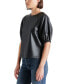 Фото #3 товара Women's Reilly Faux-Leather Top