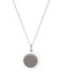 Фото #6 товара Auburn Jewelry mini Horseshoe Pendant Necklace in Sterling Silver and Enamel, 16" + 2" Extender
