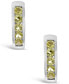 ფოტო #4 პროდუქტის Garnet (1 ct. t.w.) Huggie Hoop Earrings in Sterling Silver (Also Available in Peridot)