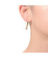 ფოტო #2 პროდუქტის 14K Gold Plated Cubic Zirconia Heart Hoop Earrings