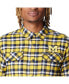 Men's Maize Michigan Wolverines Flare Flannel Long Sleeve Shirt