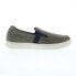 Фото #1 товара Drew Jump 43949-9T Mens Gray Wide Leather Loafers & Slip Ons Casual Shoes