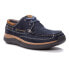 Propet Pomeroy Boat Mens Blue Casual Shoes MCA082SNVY