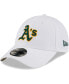 Фото #1 товара Men's White Oakland Athletics League II 9FORTY Adjustable Hat
