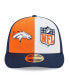Фото #3 товара Men's Orange, Navy Denver Broncos 2023 Sideline Low Profile 59FIFTY Fitted Hat