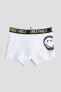 Фото #2 товара 5-pack Print-motif Cotton Boxer Shorts