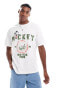 ONLY & SONS relaxed fit t-shirt with Mickey Mouse vintage print in white