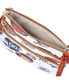 ფოტო #4 პროდუქტის Women's New England Patriots Triple-Zip Crossbody Purse