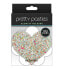 Pretty Pasties - Heart and Flower Glow, 2 Paar