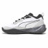 Фото #5 товара Puma Playmaker Pro Splatter Basketball Mens Grey Sneakers Athletic Shoes 377576